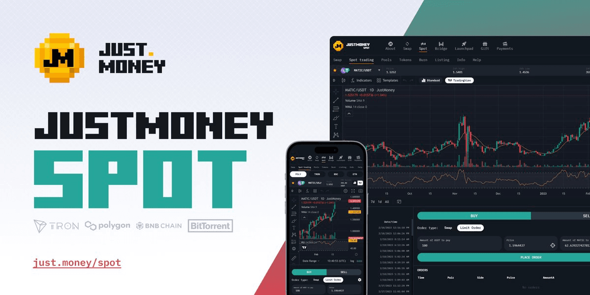 JustMoney Launches Advanced Spot Trading Platform
