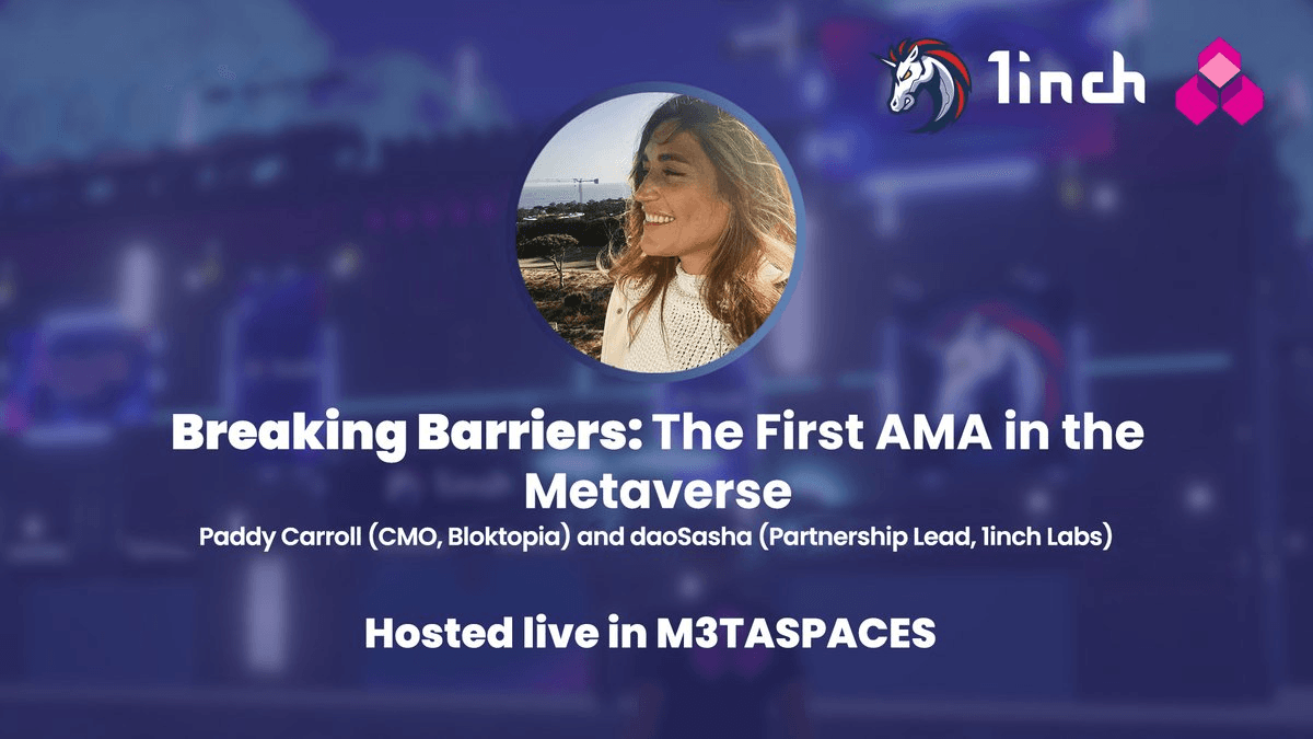 First-Ever Metaverse AMA: Bloktopia and 1inch Partnership Announcement
